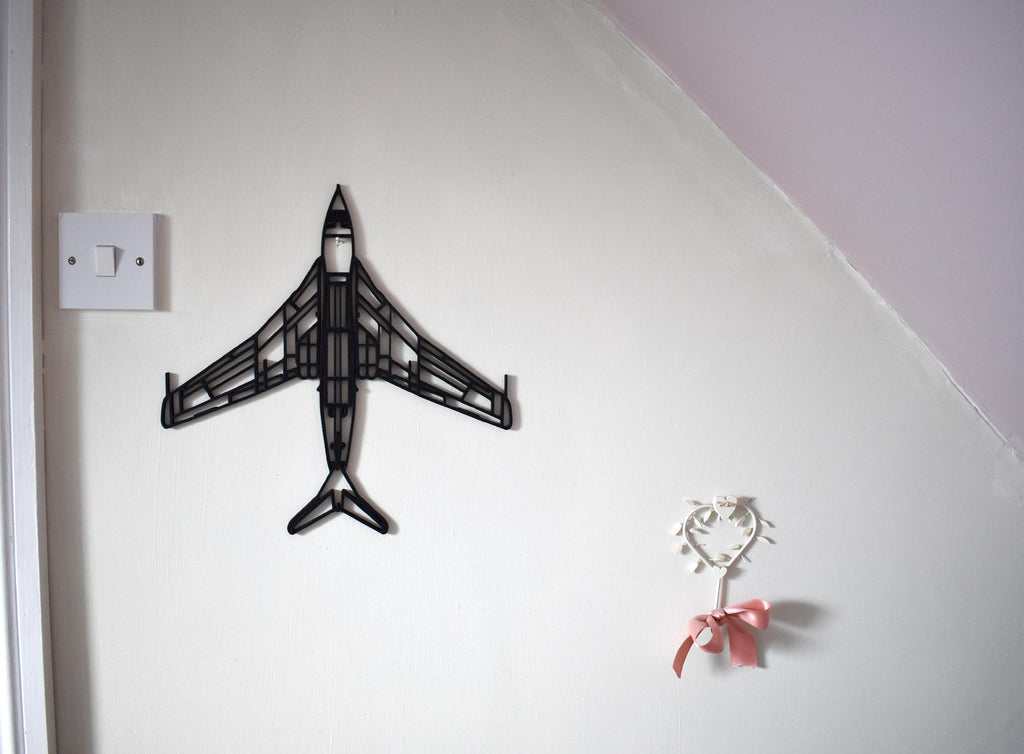 3D Printed Handley Page Victor Bomber Wall Art - (20cm to 45cm in length)