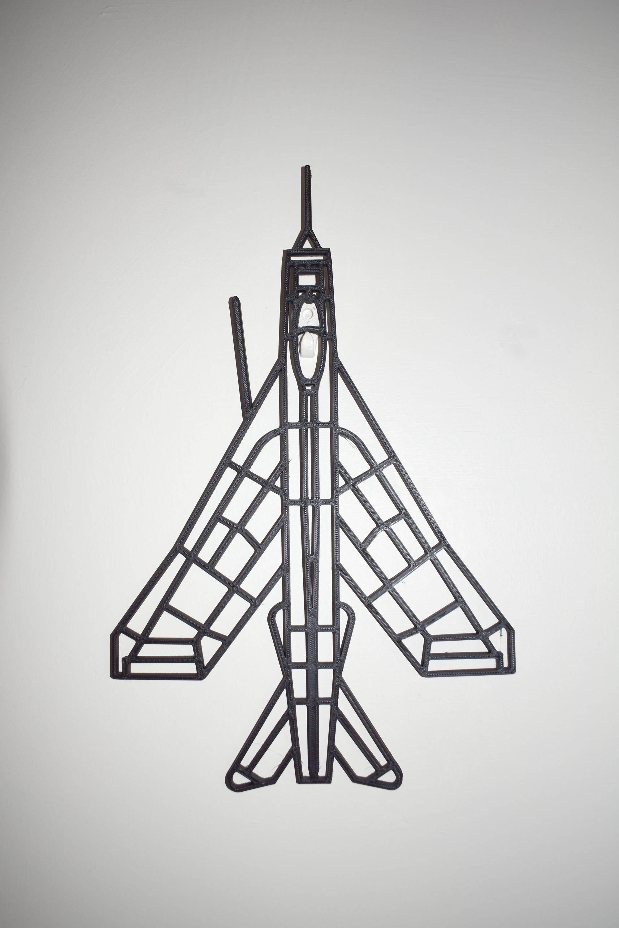 English Electric Lightning Jet Fighter Wall Art (20-45cm long)