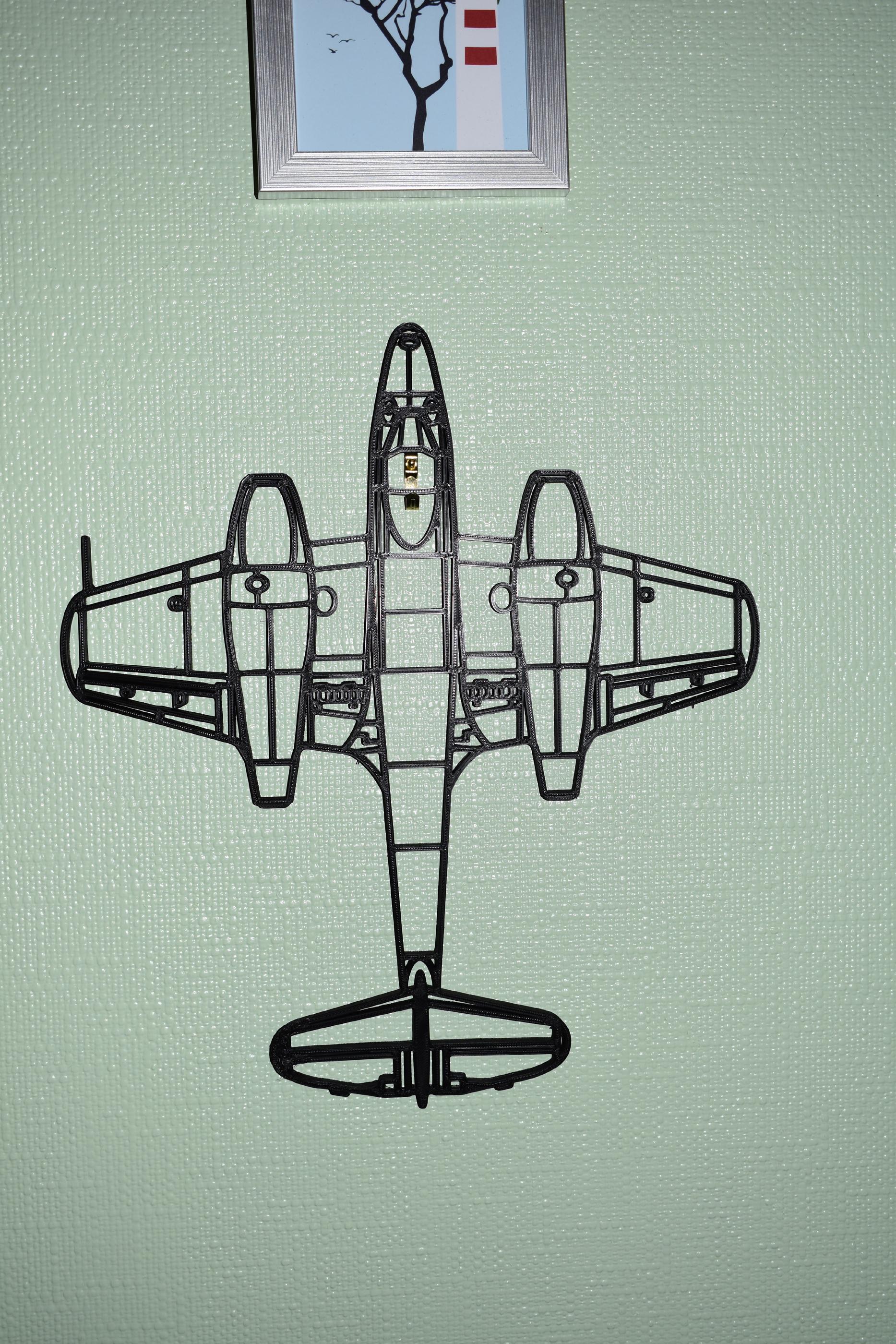 Gloster Meteor F.8 single-seat Jet Fighter Wall Art - (20cm to 45cm in length)