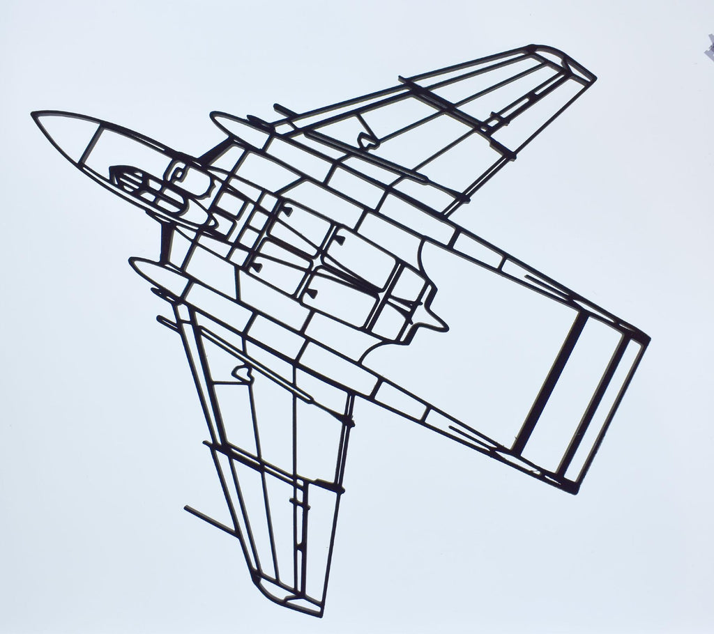 de Havilland Sea Vixen FAW.2 Jet Fighter Wall Art - 20cm-45cm in length