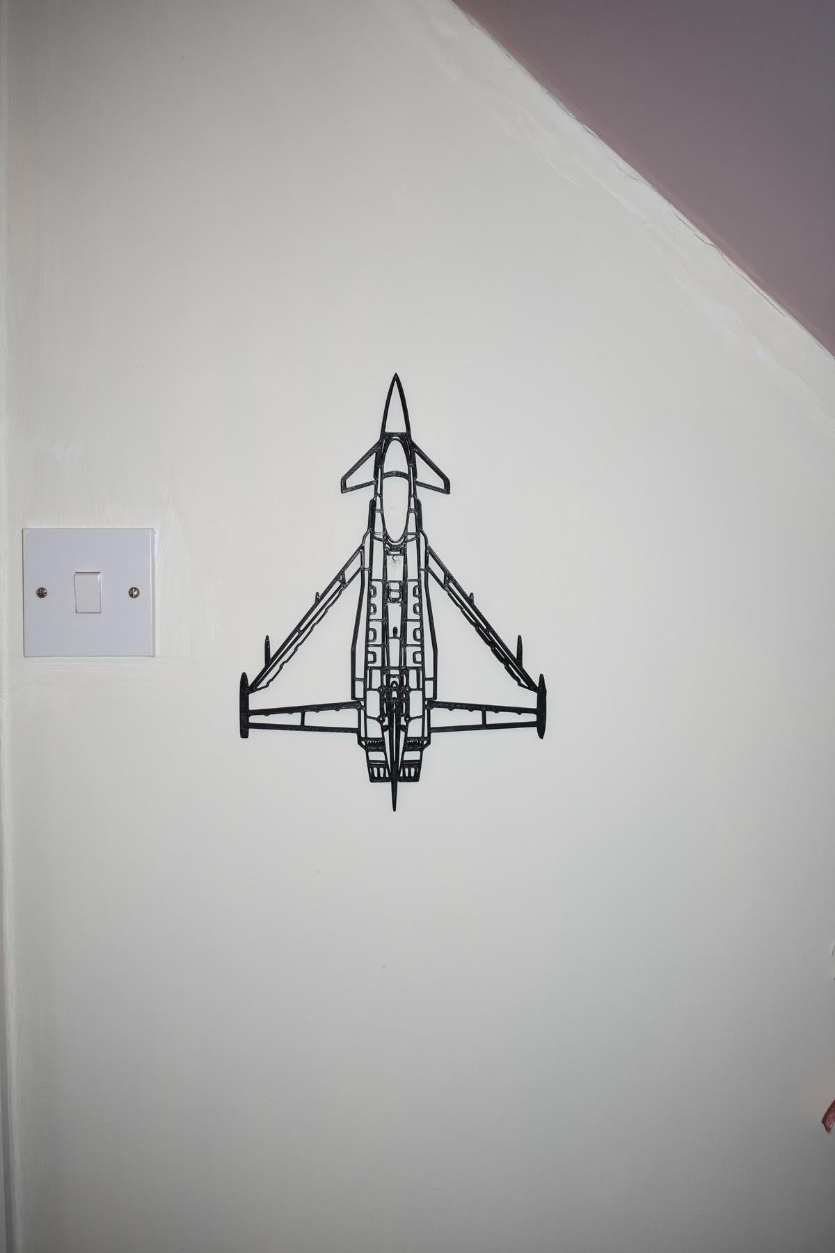 Royal Air Force (RAF), Eurofighter Typhoon Fighter Wall Art - (20cm-45cm length)