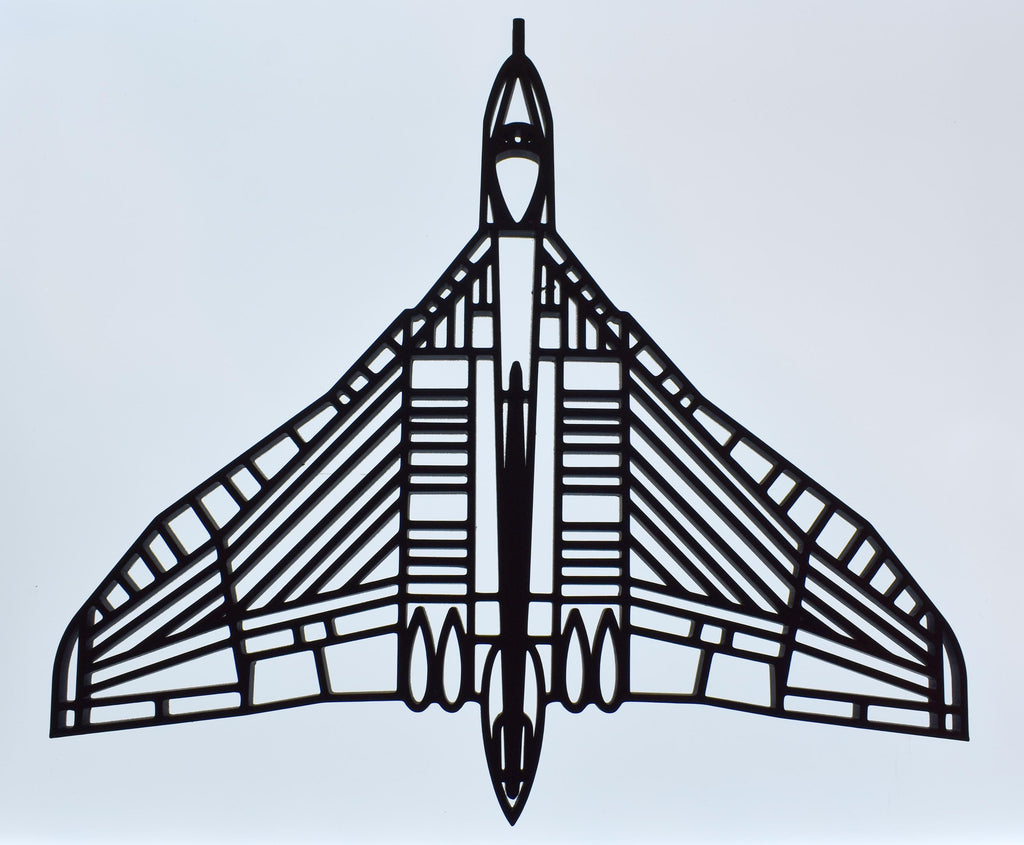 Avro Vulcan, RAF Cold War Jet Bomber Wall Art - (20cm to 40cm span)