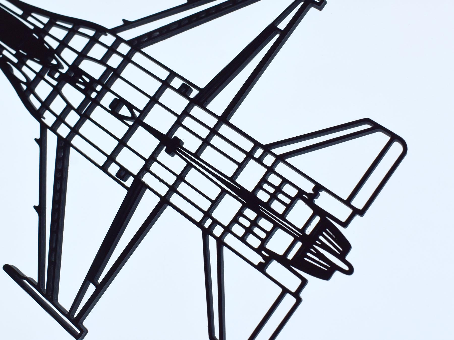 General Dynamics (Lockheed-Martin) F-16 Fighting Falcon Wall Art - (20cm-45cm length)