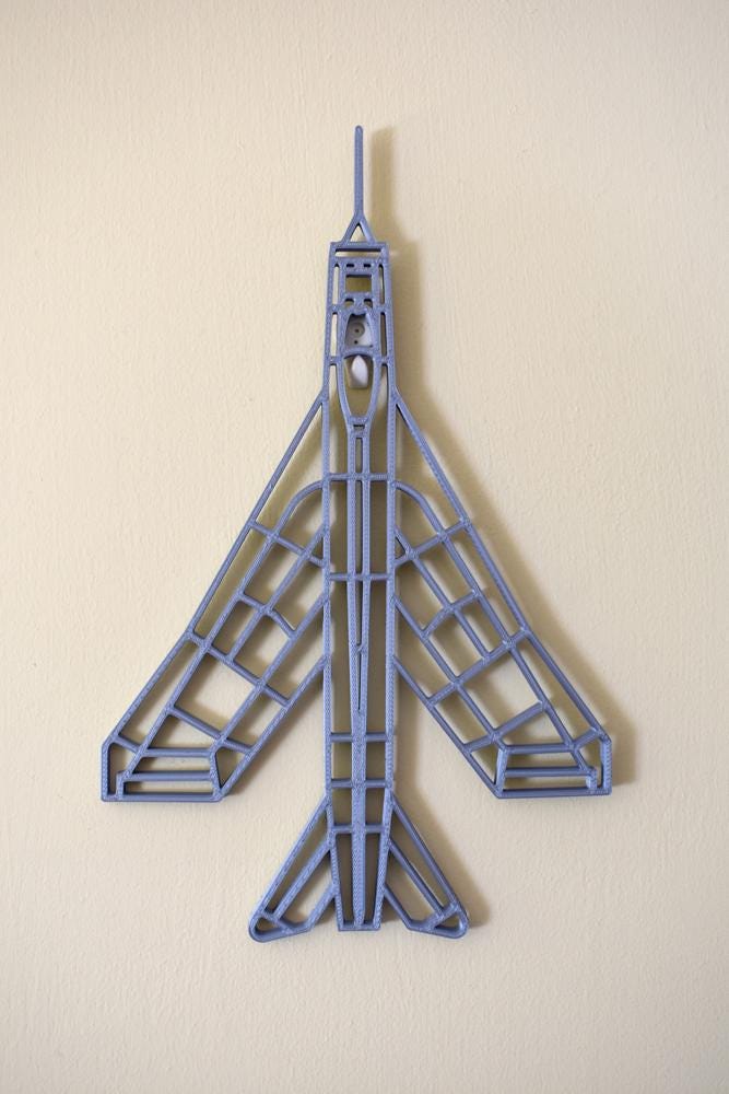 English Electric Lightning F.1 Jet Fighter Wall Art - (20cm to 45cm in length)