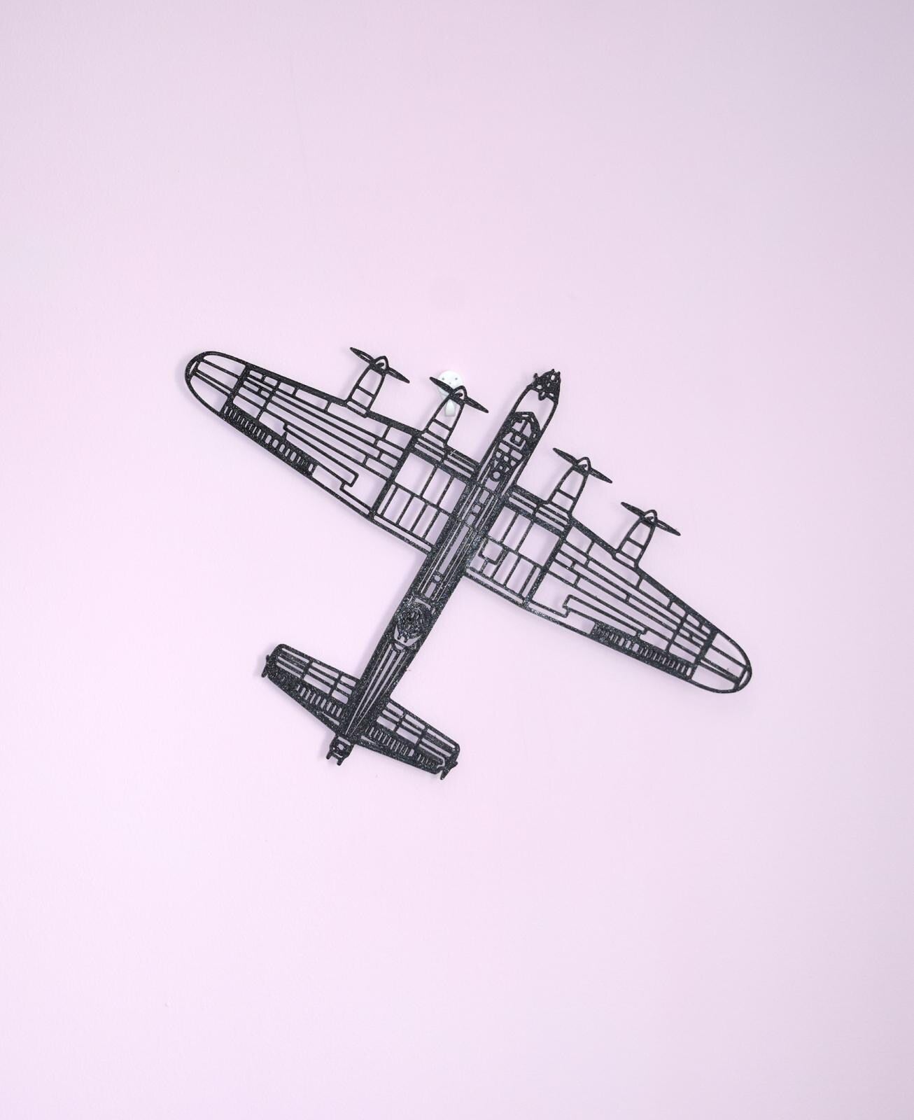 RAF, Avro Lancaster I/III WW2 Bomber Wall Art - (20cm-45cm span)