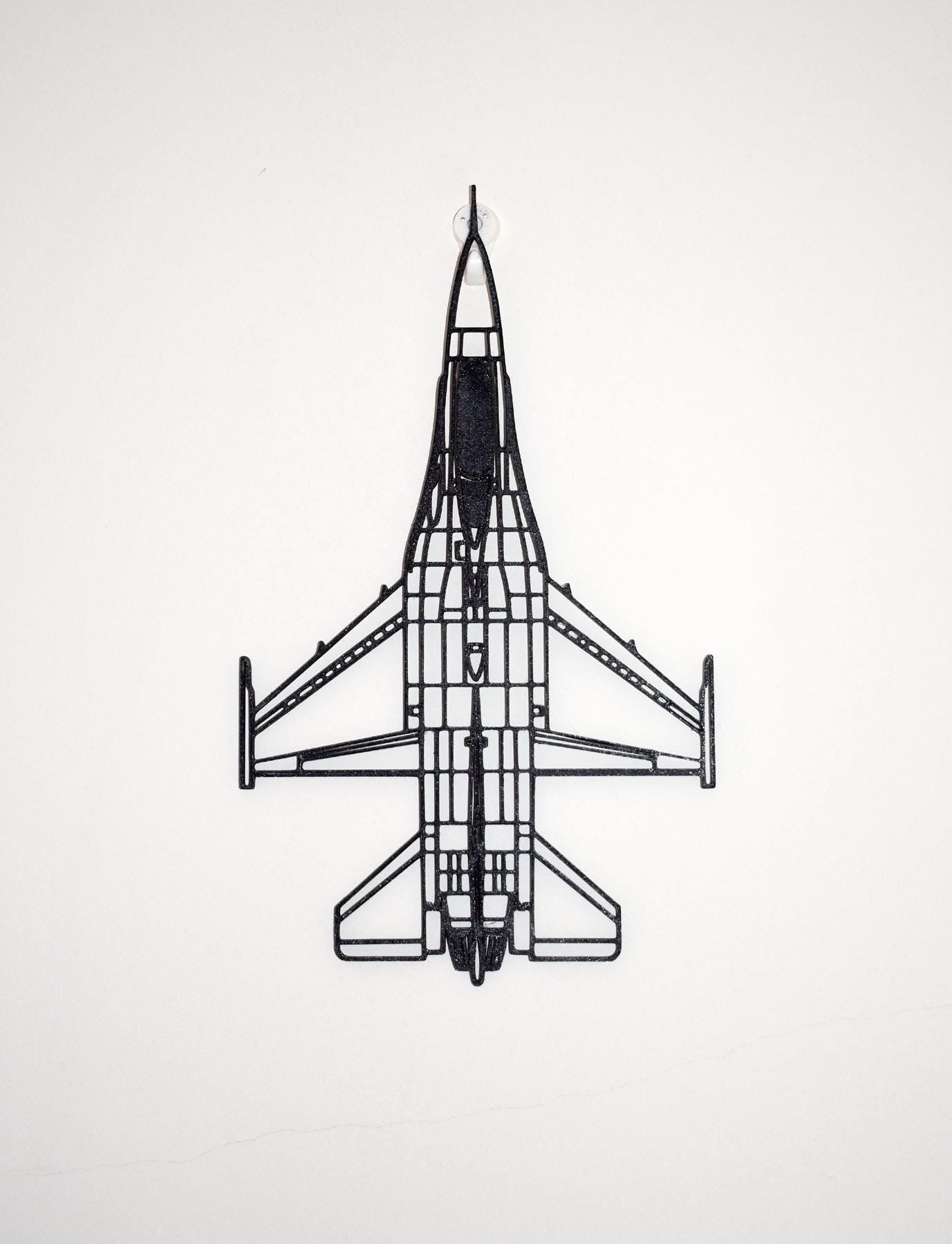 General Dynamics (Lockheed-Martin) F-16 Fighting Falcon Wall Art - (20cm-45cm length)