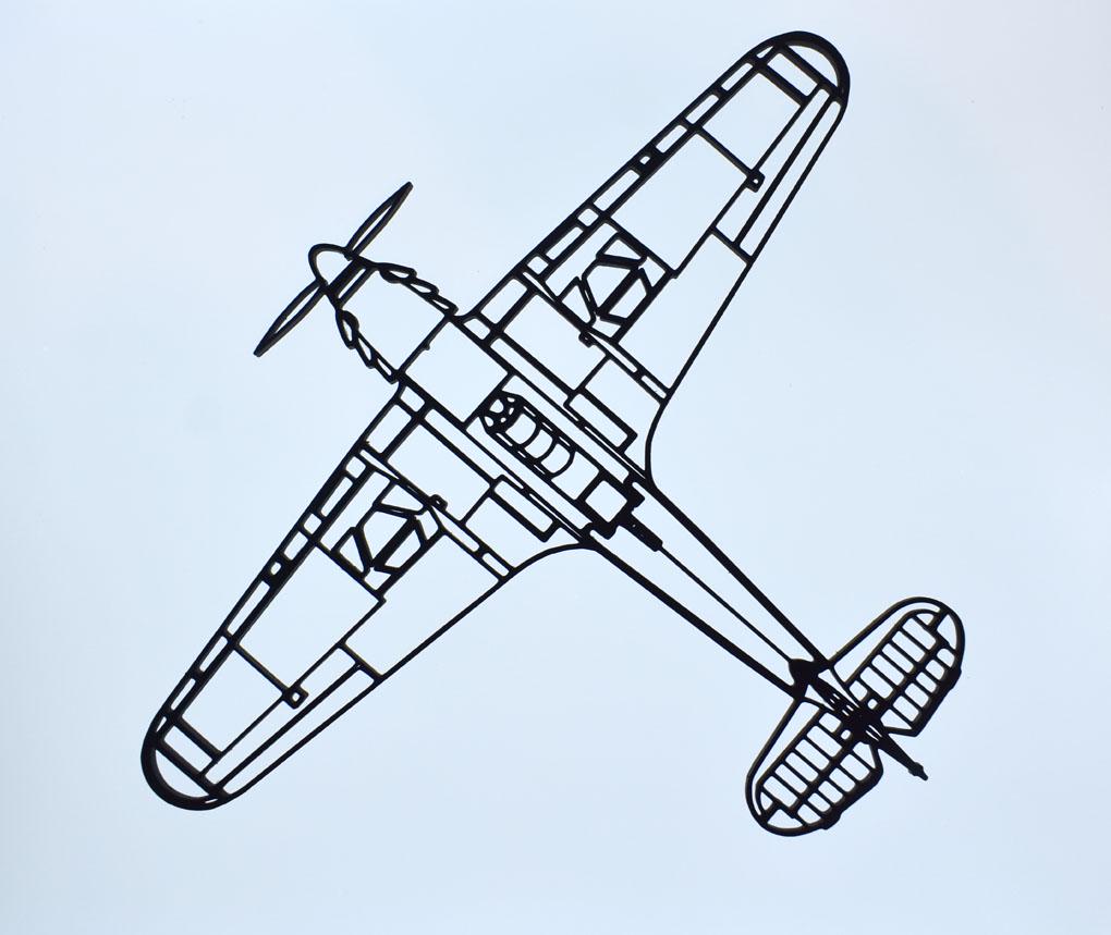 Royal Air Force, Hawker Hurricane Wall Art (20cm to 45cm span)