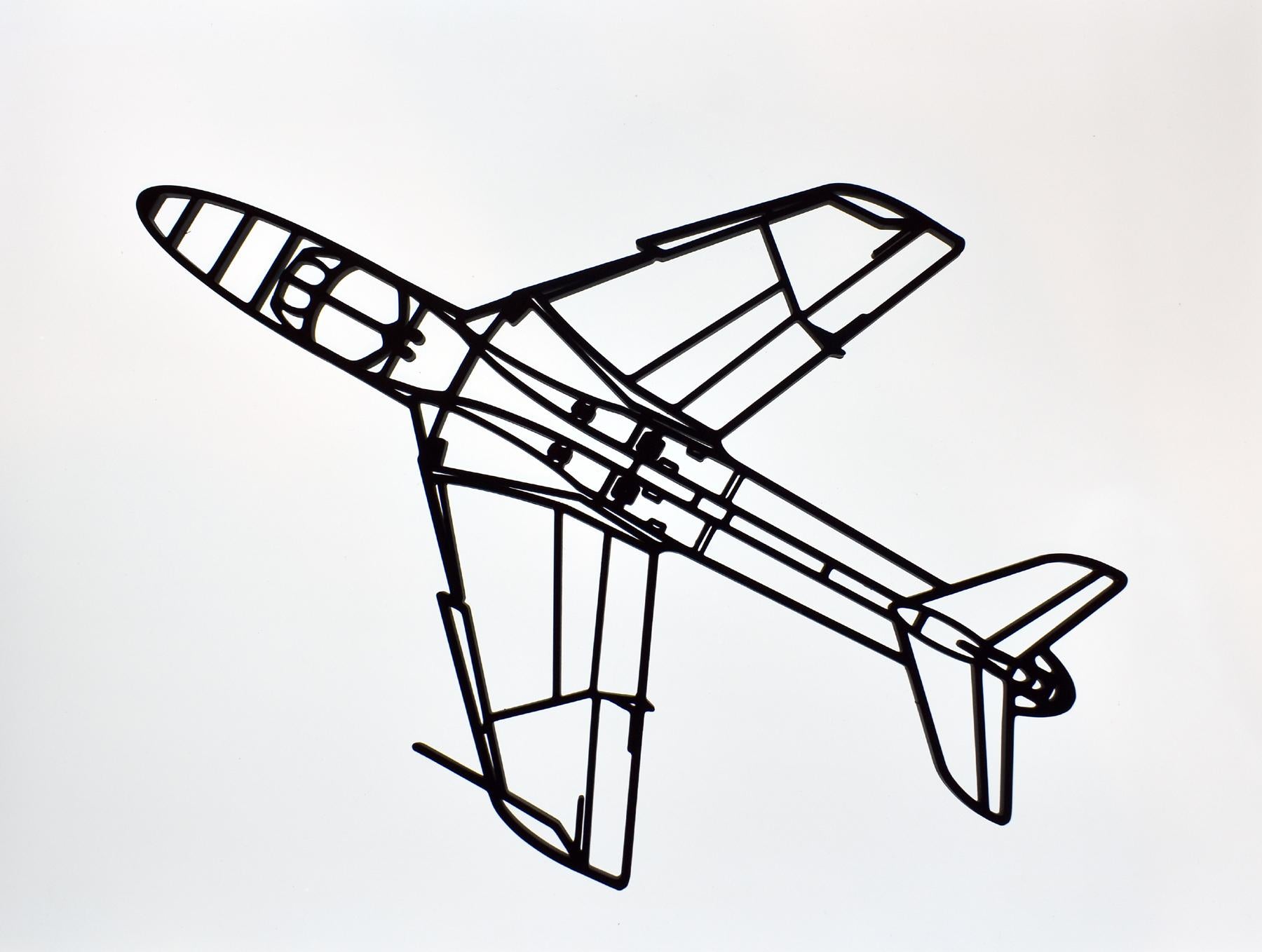 Hawker Hunter T.7 two-seat Jet Trainer Wall Art - 20cm to 45cm in length