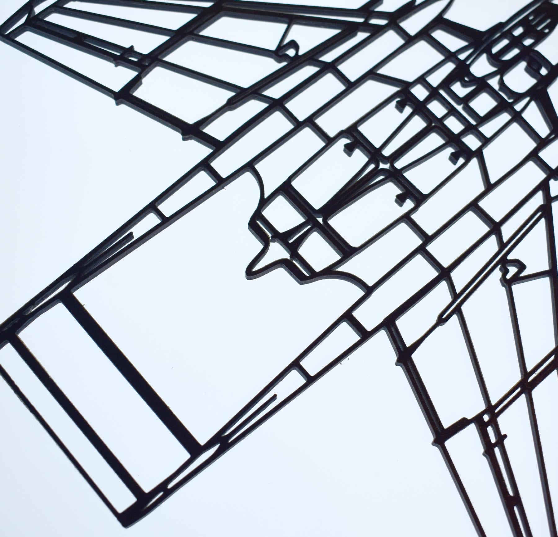 de Havilland Sea Vixen FAW.2 Jet Fighter Wall Art - 20cm-45cm in length