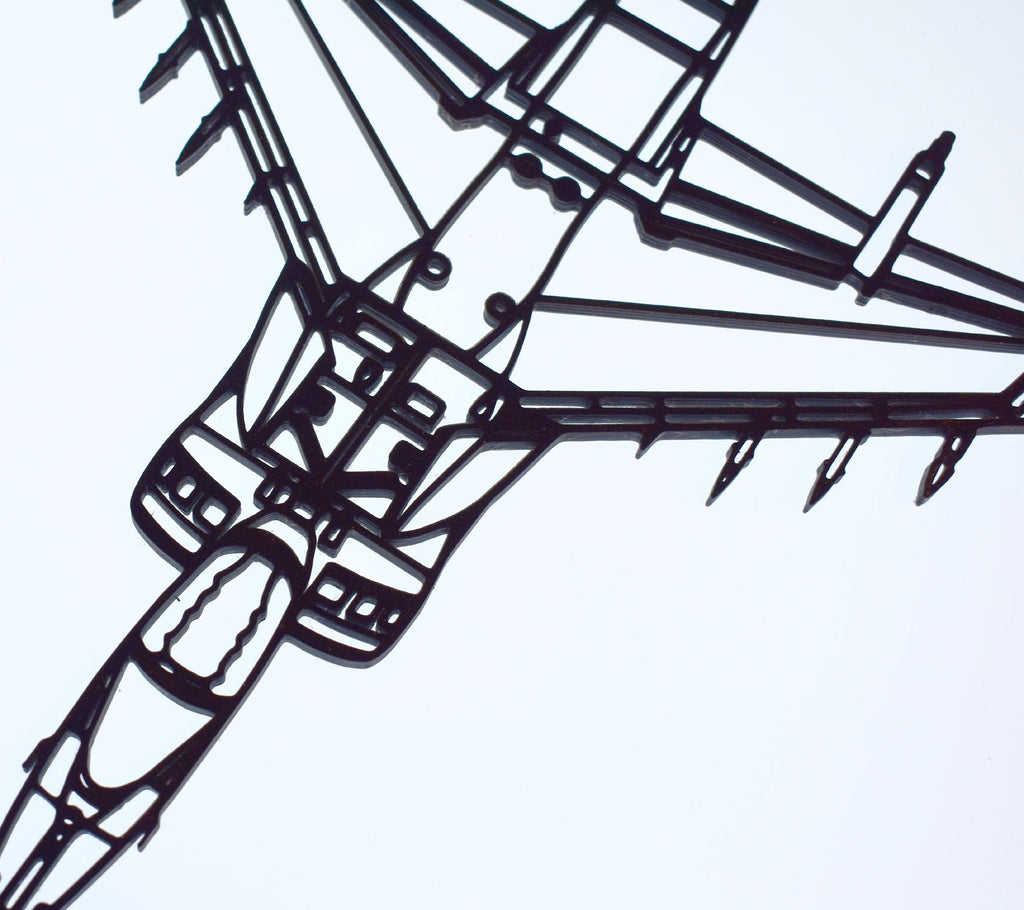 RAF, British Aerospace Harrier GR.7 Jet Fighter Wall Art - (20cm-45cm in length)