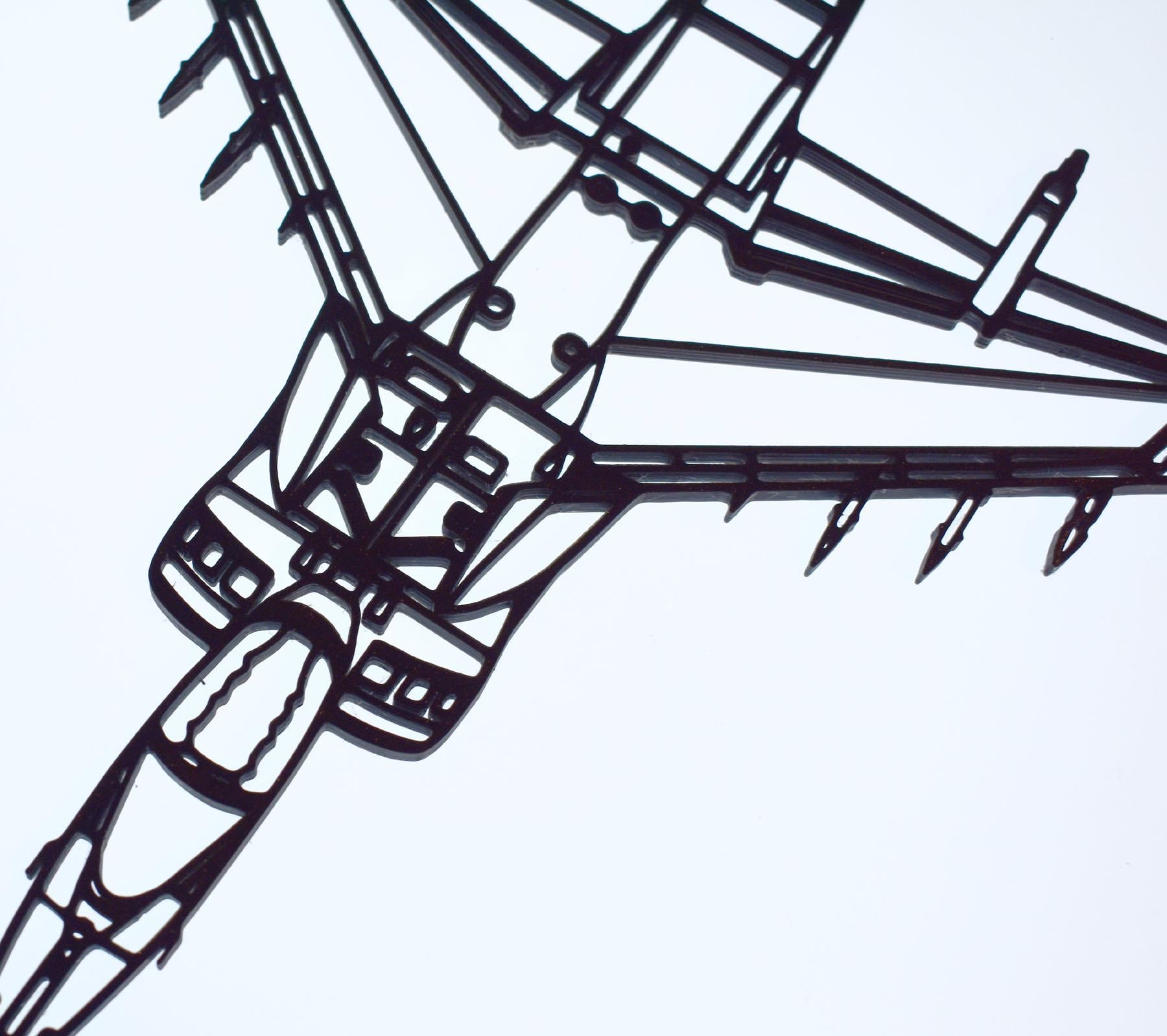 RAF, British Aerospace Harrier GR.7 Jet Fighter Wall Art - (20cm-45cm in length)