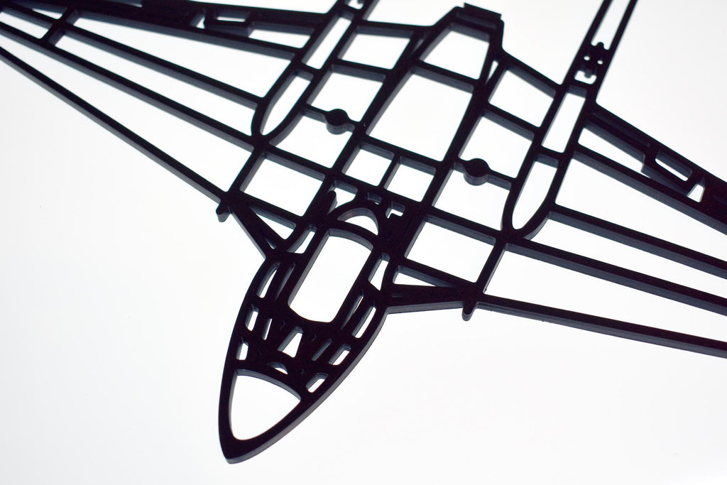 de Havilland Vampire single-seat Jet Fighter Wall Art - (20cm to 45cm span)