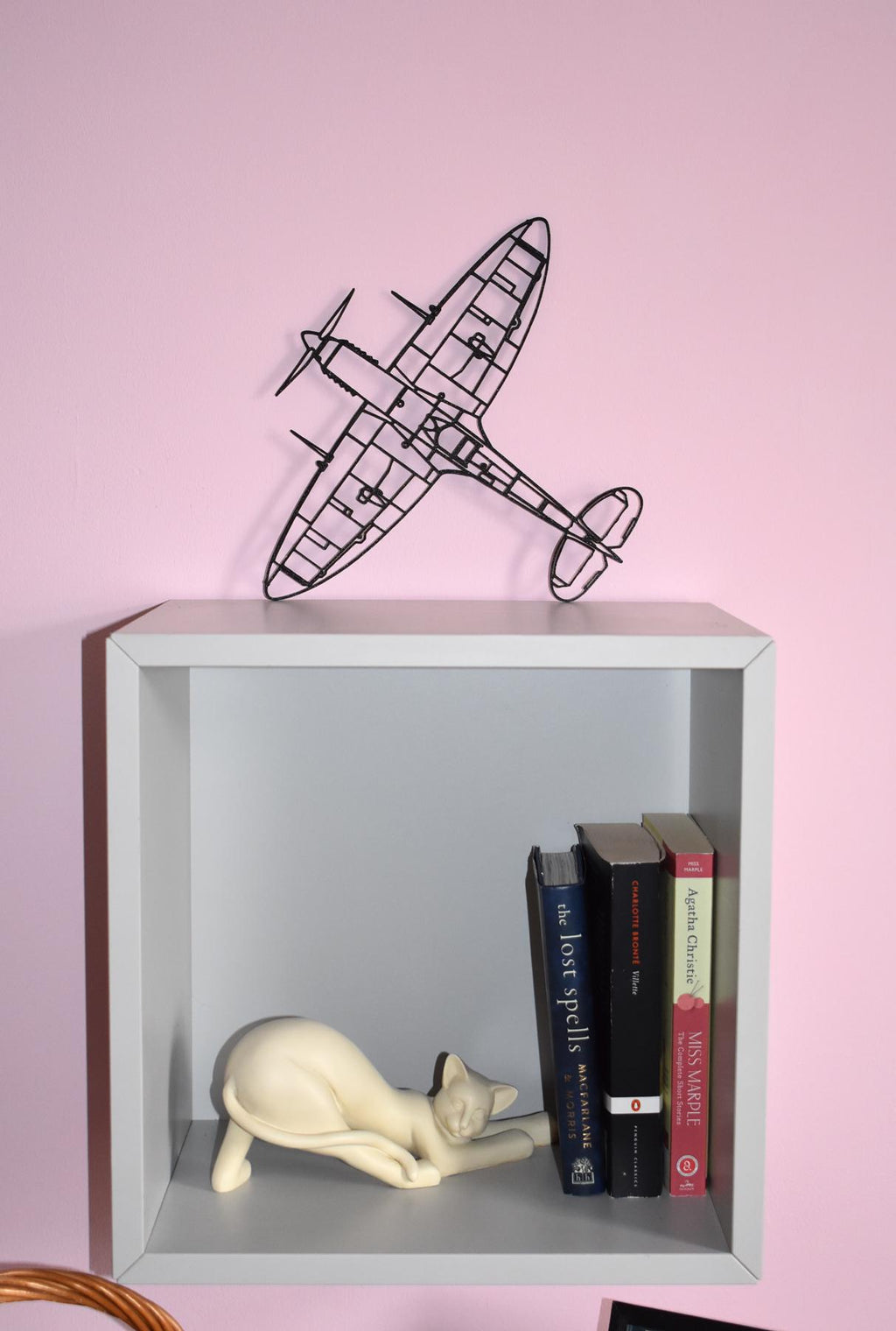 RAF, Supermarine Spitfire Mk.IX Fighter Aircraft Wall Art - (20cm-40cm span)