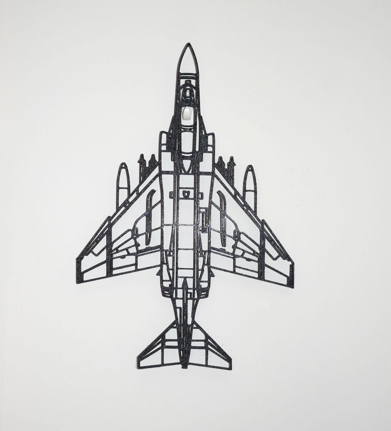 McDonnell Douglas Phantom FGR.2 Jet Fighter Wall Art - 20cm-45cm in length