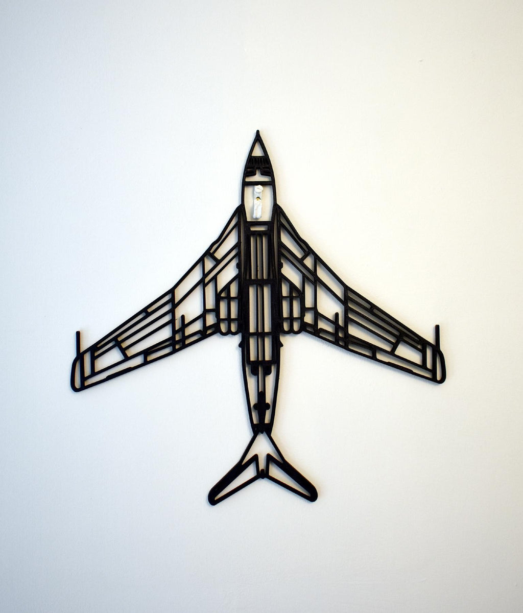 3D Printed Handley Page Victor Bomber Wall Art - (20cm to 45cm in length)