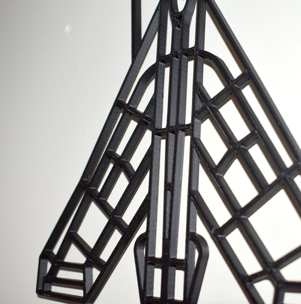 English Electric Lightning Jet Fighter Wall Art (20-45cm long)