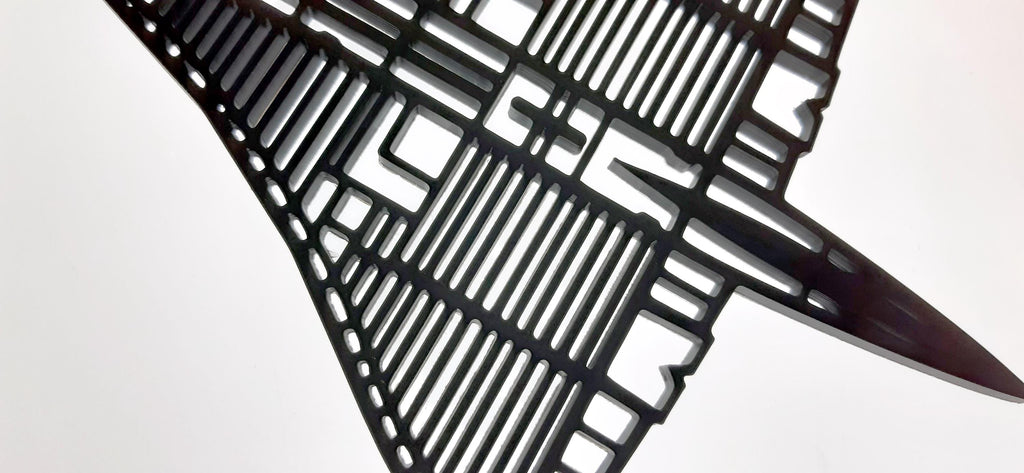 BAC/Aerospatiale Concorde Supersonic Jet Airliner Wall Art - (20cm to 45cm in length)