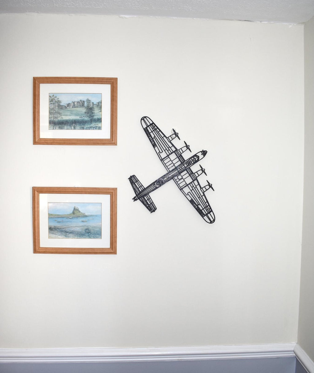 RAF, Avro Lancaster I/III WW2 Bomber Wall Art - (20cm-45cm span)