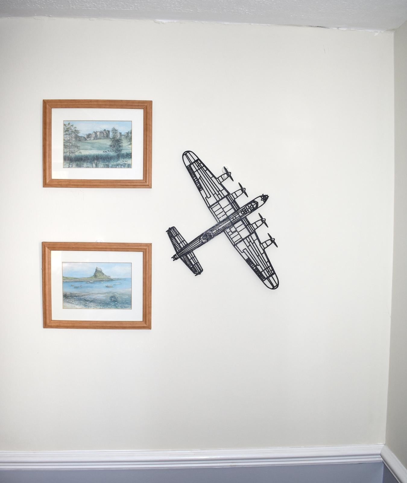RAF, Avro Lancaster I/III WW2 Bomber Wall Art - (20cm-45cm span)