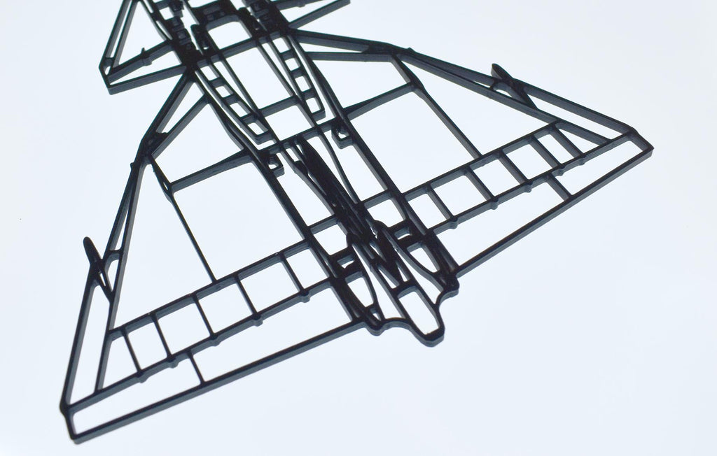 3D Printed Saab Viggen Jet Fighter Wall Art - (20cm to 45cm in length)