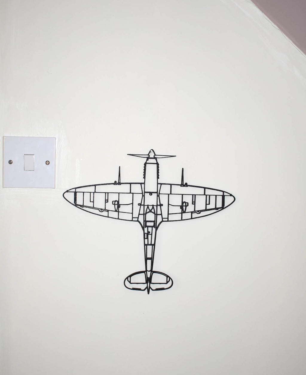 RAF, Supermarine Spitfire Mk.IX Fighter Aircraft Wall Art - (20cm-40cm span)