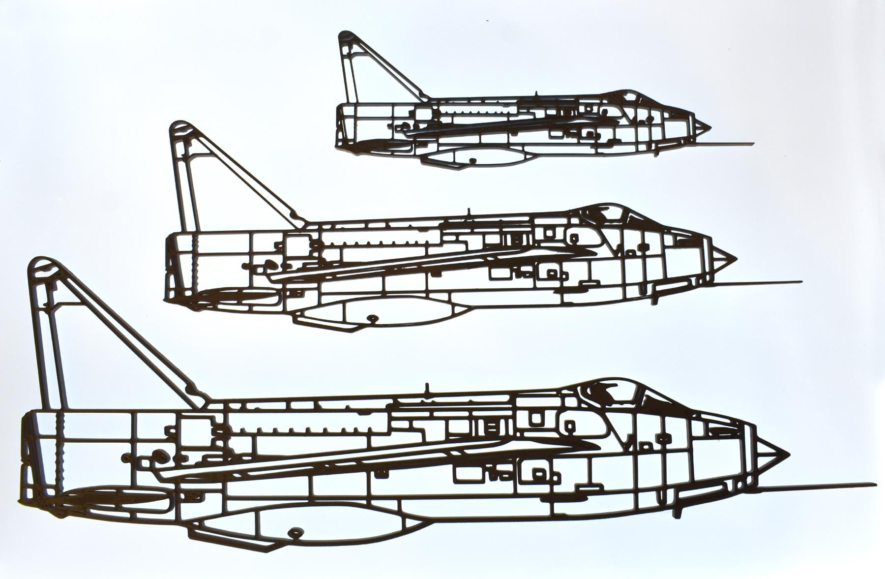 English Electric Lightning F.1 (Side View) Cold War RAF Jet Fighter Wall Art (20-45cm)