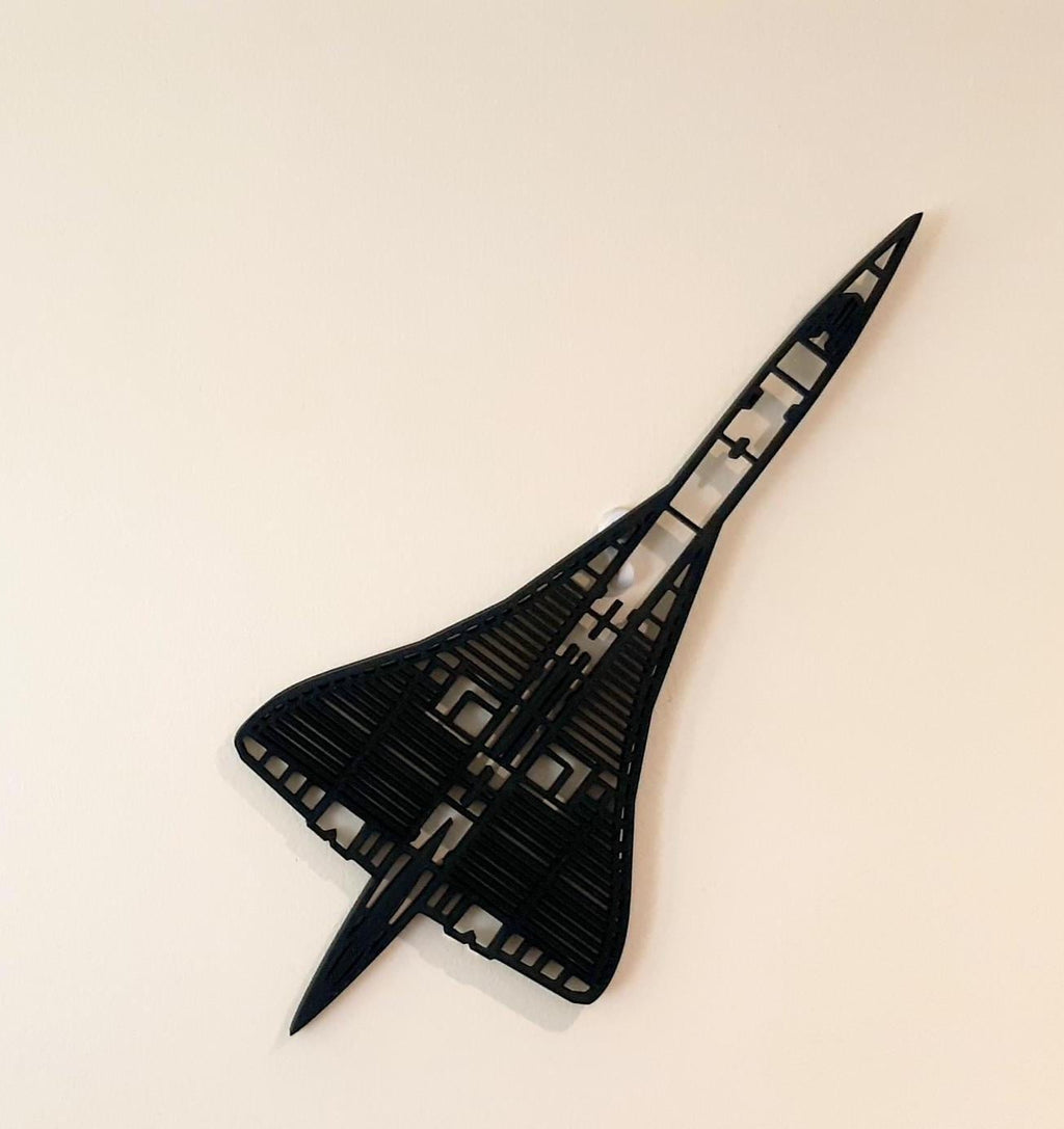 BAC/Aerospatiale Concorde Supersonic Jet Airliner Wall Art - (20cm to 45cm in length)