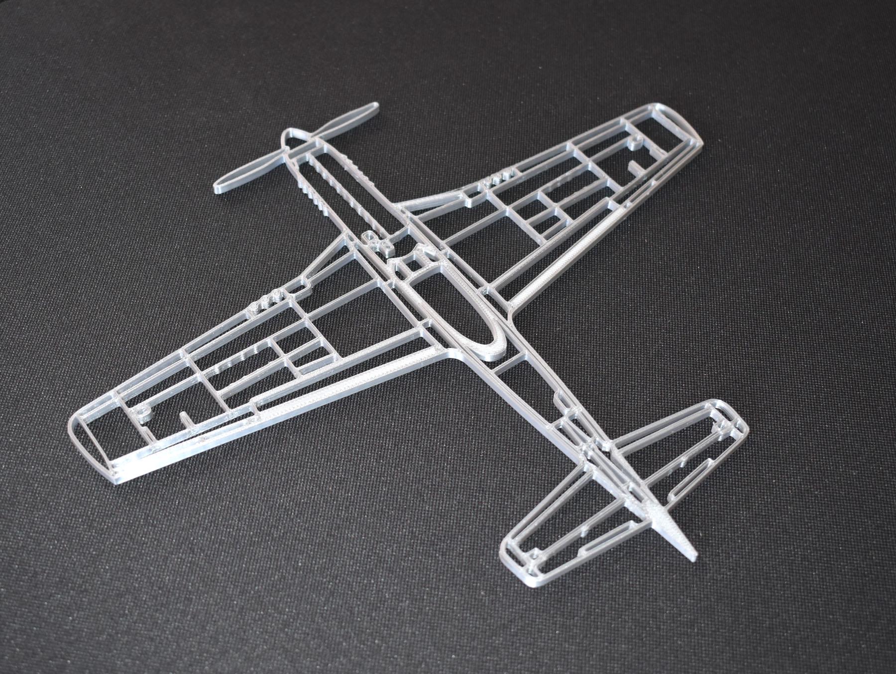 North American P-51D Mustang, WW2 Fighter Aircraft, Wall Art - (20cm-45cm span)