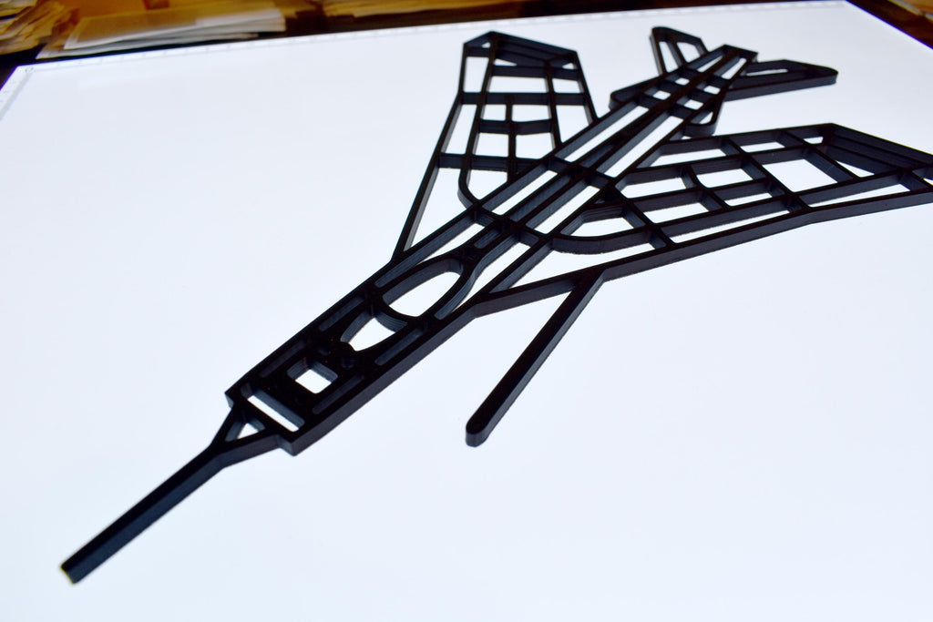 English Electric Lightning Jet Fighter Wall Art (20-45cm long)