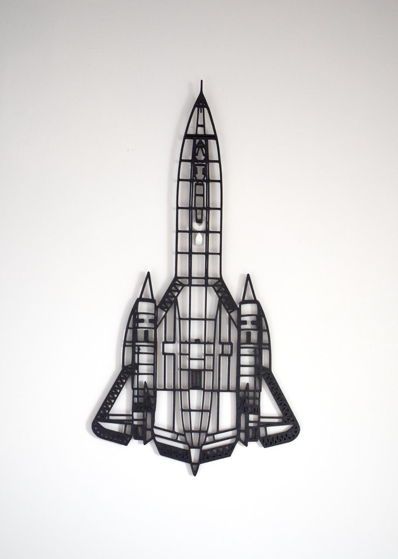 Lockheed SR-71A Blackbird Aircraft Wall Art - (20 to 45cm long)