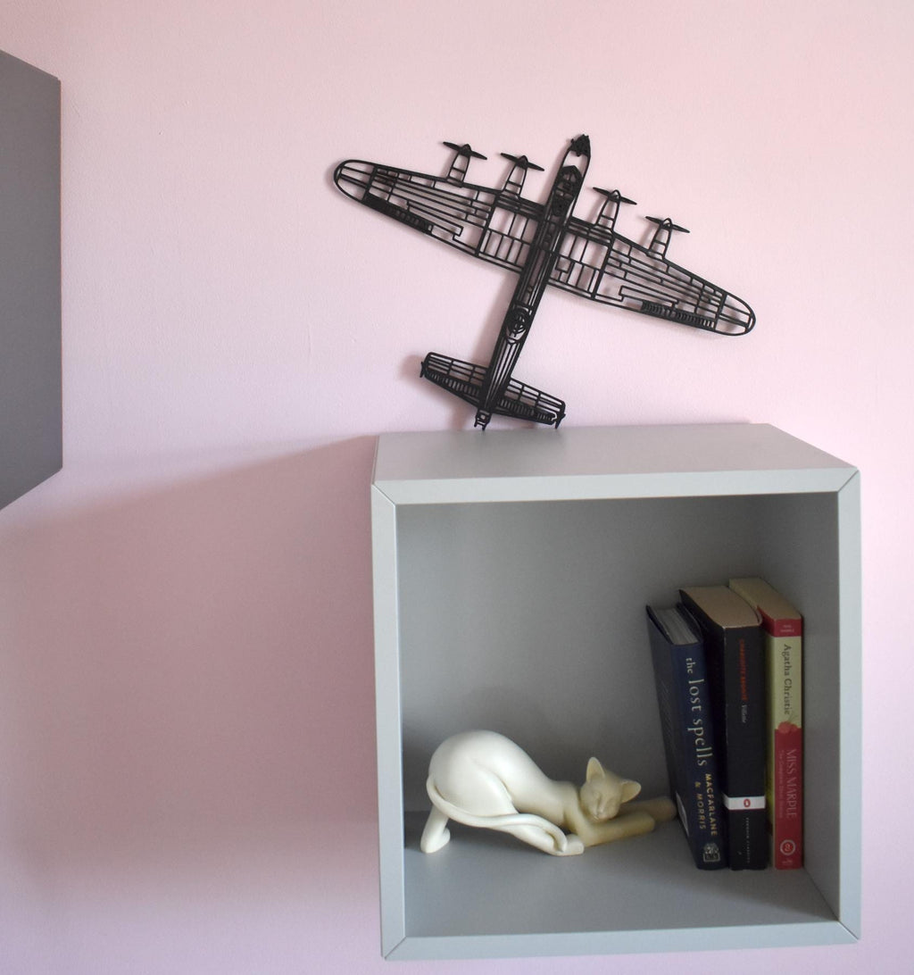 RAF, Avro Lancaster I/III WW2 Bomber Wall Art - (20cm-45cm span)