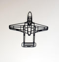 de Havilland Vampire T.11 twin-seat Jet Trainer Wall Art - (20cm to 45cm span)