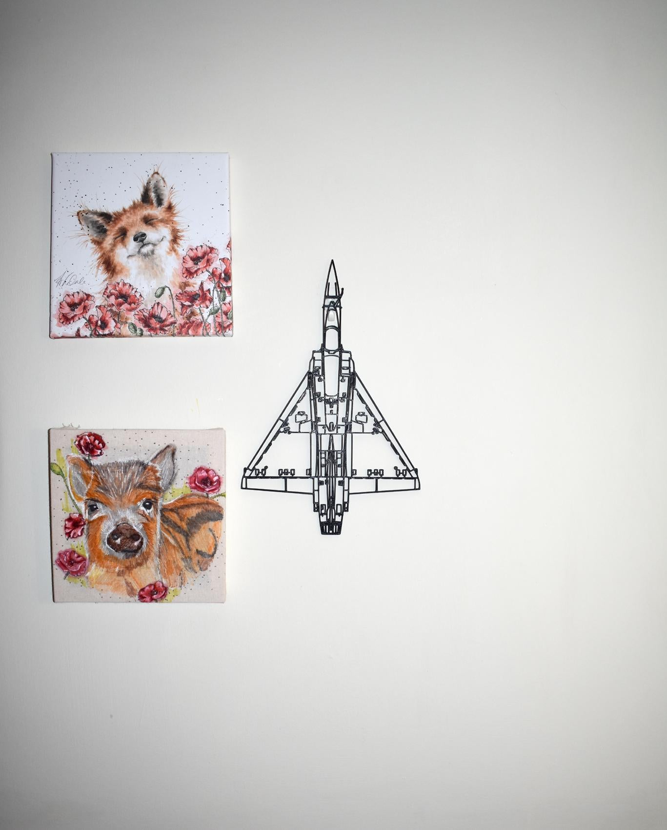 Dassault Mirage 2000 Fighter Jet Wall Art - (20cm to 45cm in length)