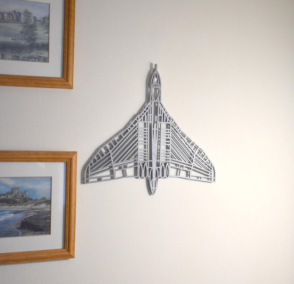 Avro Vulcan, RAF Cold War Jet Bomber Wall Art - (20cm to 40cm span)