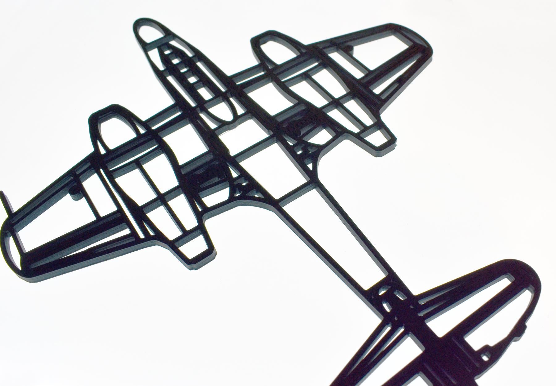 Gloster Meteor T.7 two-seat Jet Trainer Wall Art (20cm to 45cm in length)