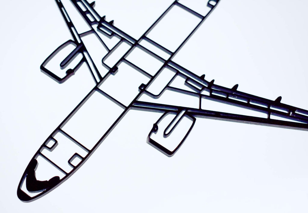 Airbus A220, five-abreast narrow-body airliner Wall Art - (20 to 40cm span)