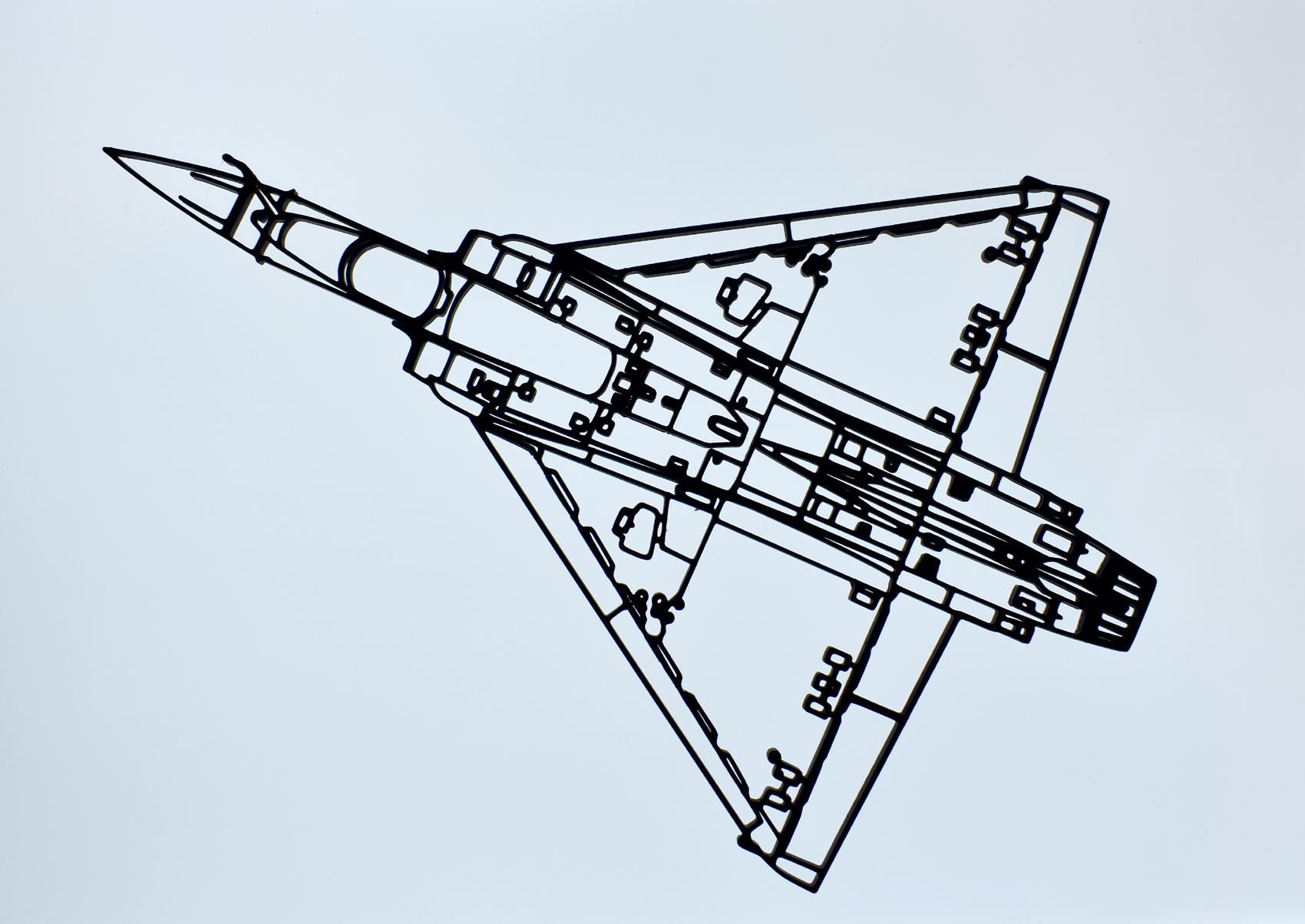 Dassault Mirage 2000 Fighter Jet Wall Art - (20cm to 45cm in length)