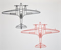 de Havilland DH.88 Comet, G-ACSS or G-ACSP Pre-War Racer Wall Art - (20cm-45cm span)