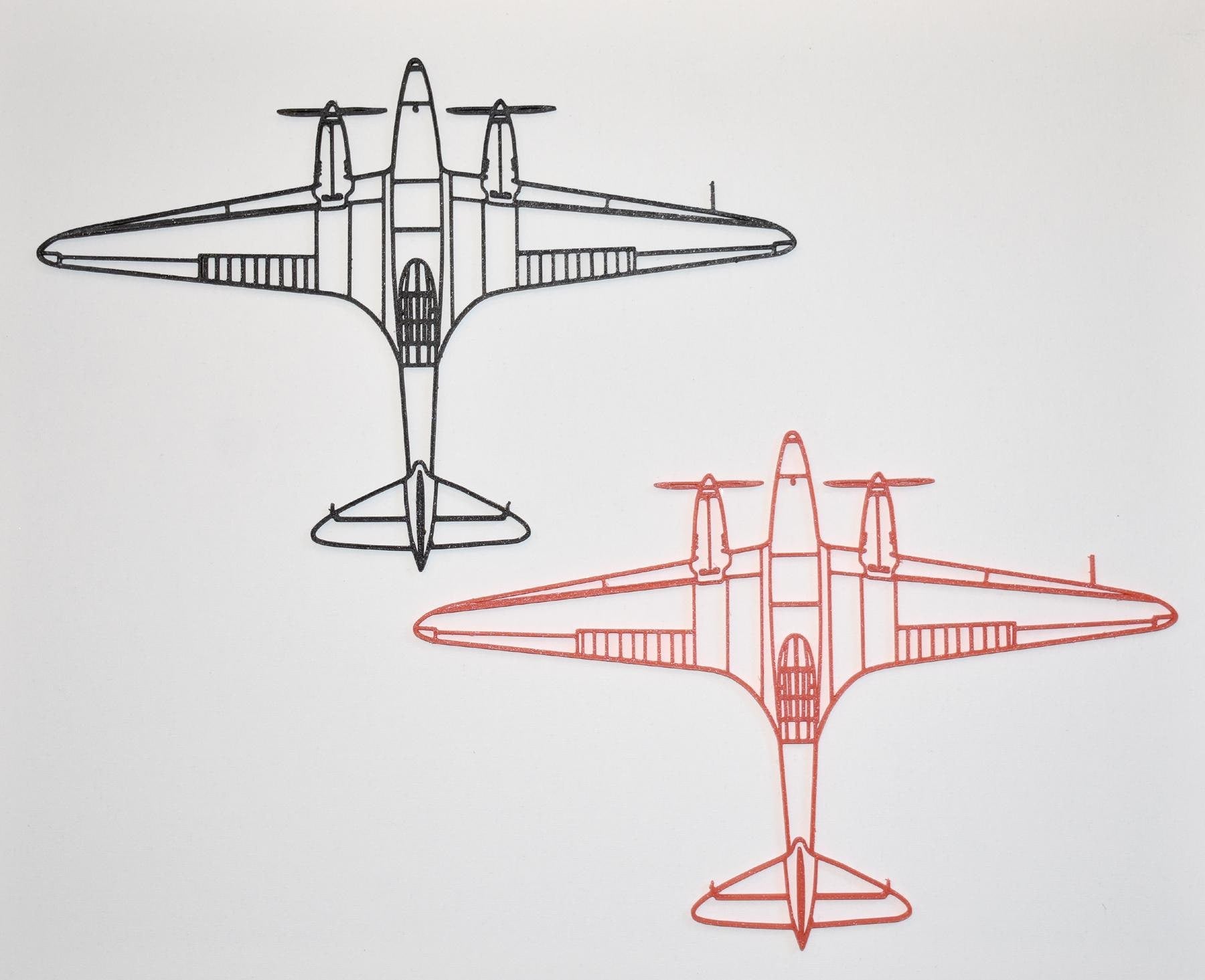 de Havilland DH.88 Comet, G-ACSS or G-ACSP Pre-War Racer Wall Art - (20cm-45cm span)
