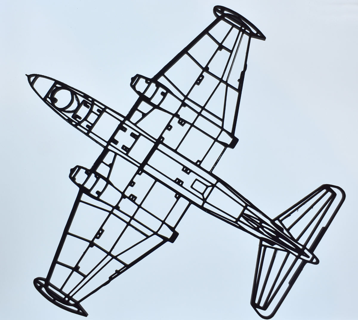 Royal Air Force, English Electric Canberra B.2 Bomber Wall Art - (20cm-40cm in length)