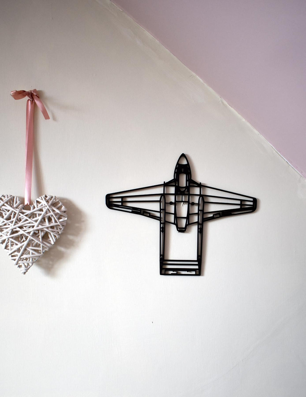 de Havilland Vampire single-seat Jet Fighter Wall Art - (20cm to 45cm span)