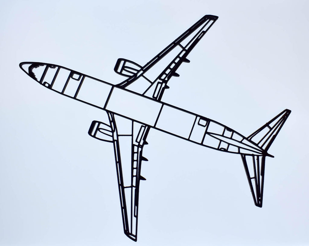 Boeing 737-800 short/medium-haul jet airliner Wall Art (20 to 45cm long)