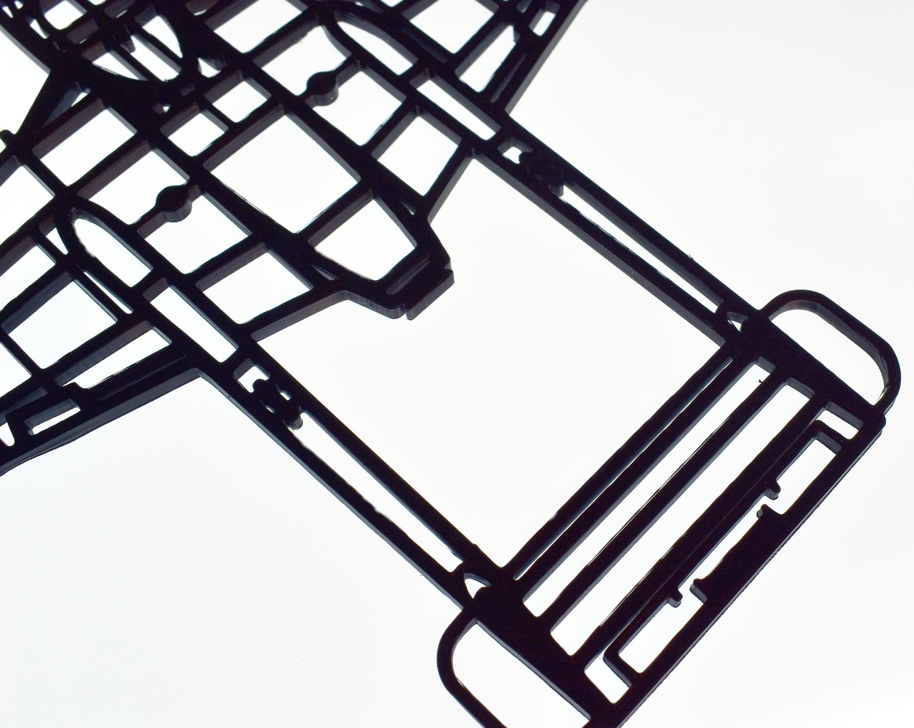 de Havilland Vampire T.11 twin-seat Jet Trainer Wall Art - (20cm to 45cm span)