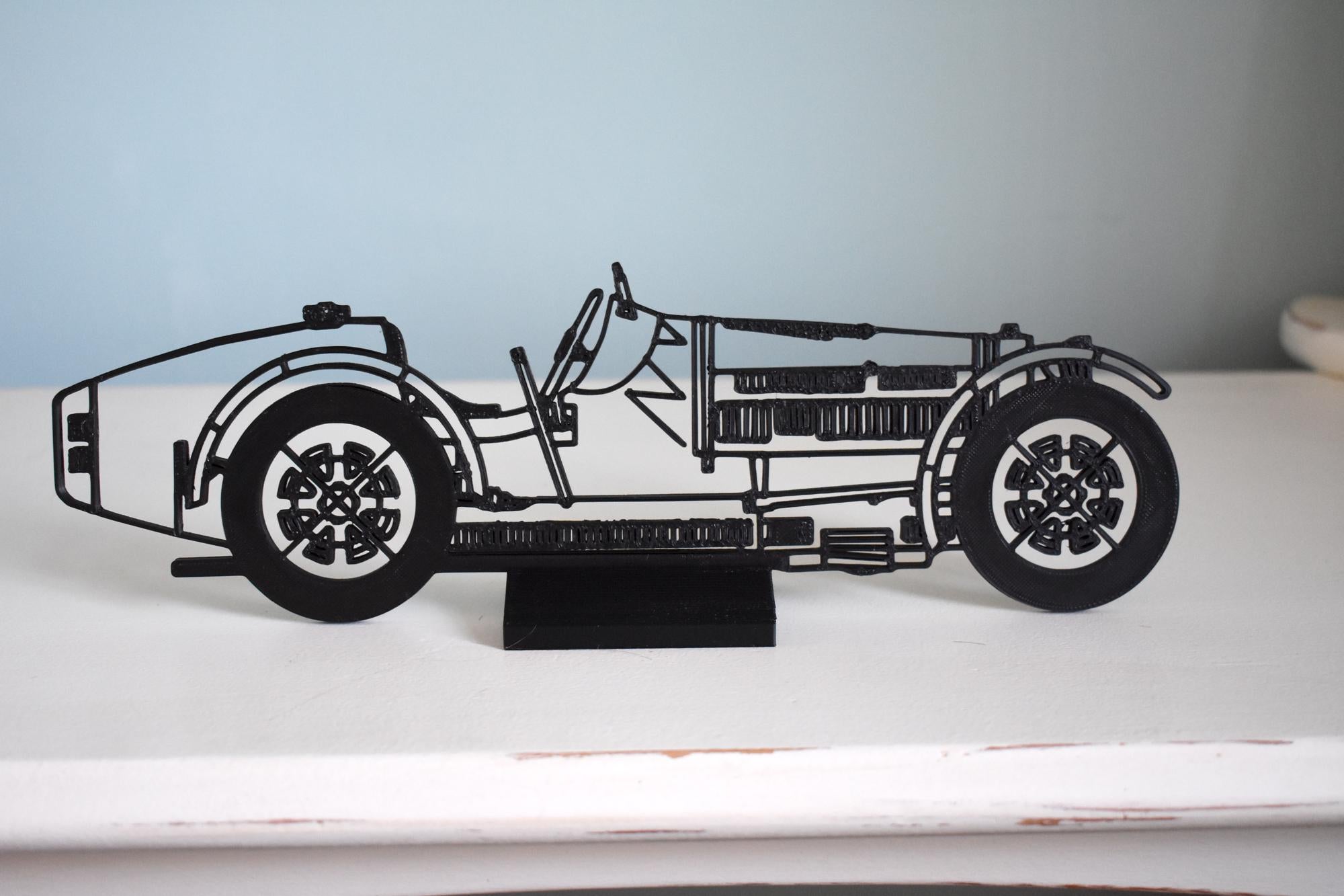 Bugatti Type 35 Artwork for desktop, shelf, mantelpiece etc.