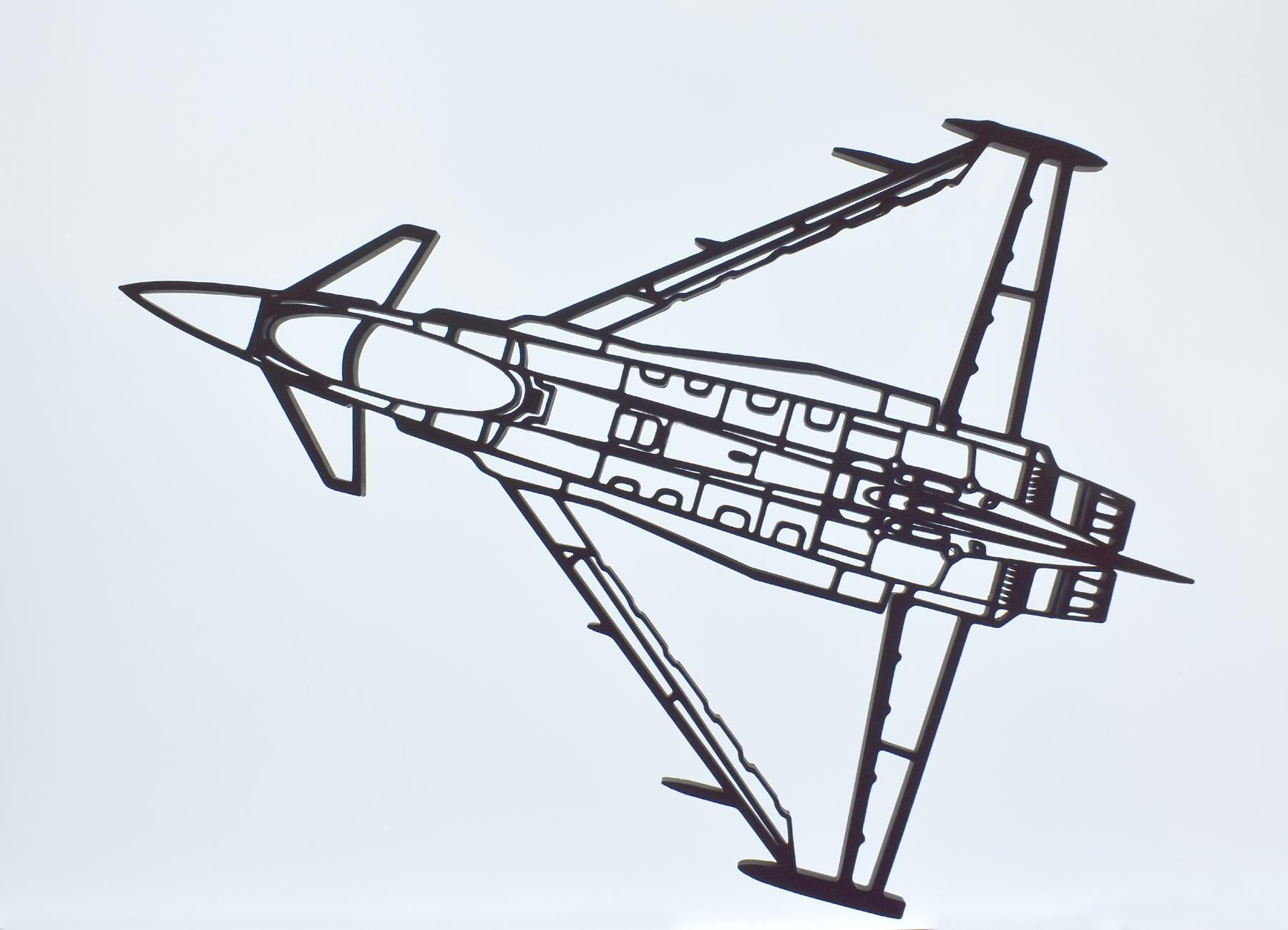 Royal Air Force (RAF), Eurofighter Typhoon Fighter Wall Art - (20cm-45cm length)