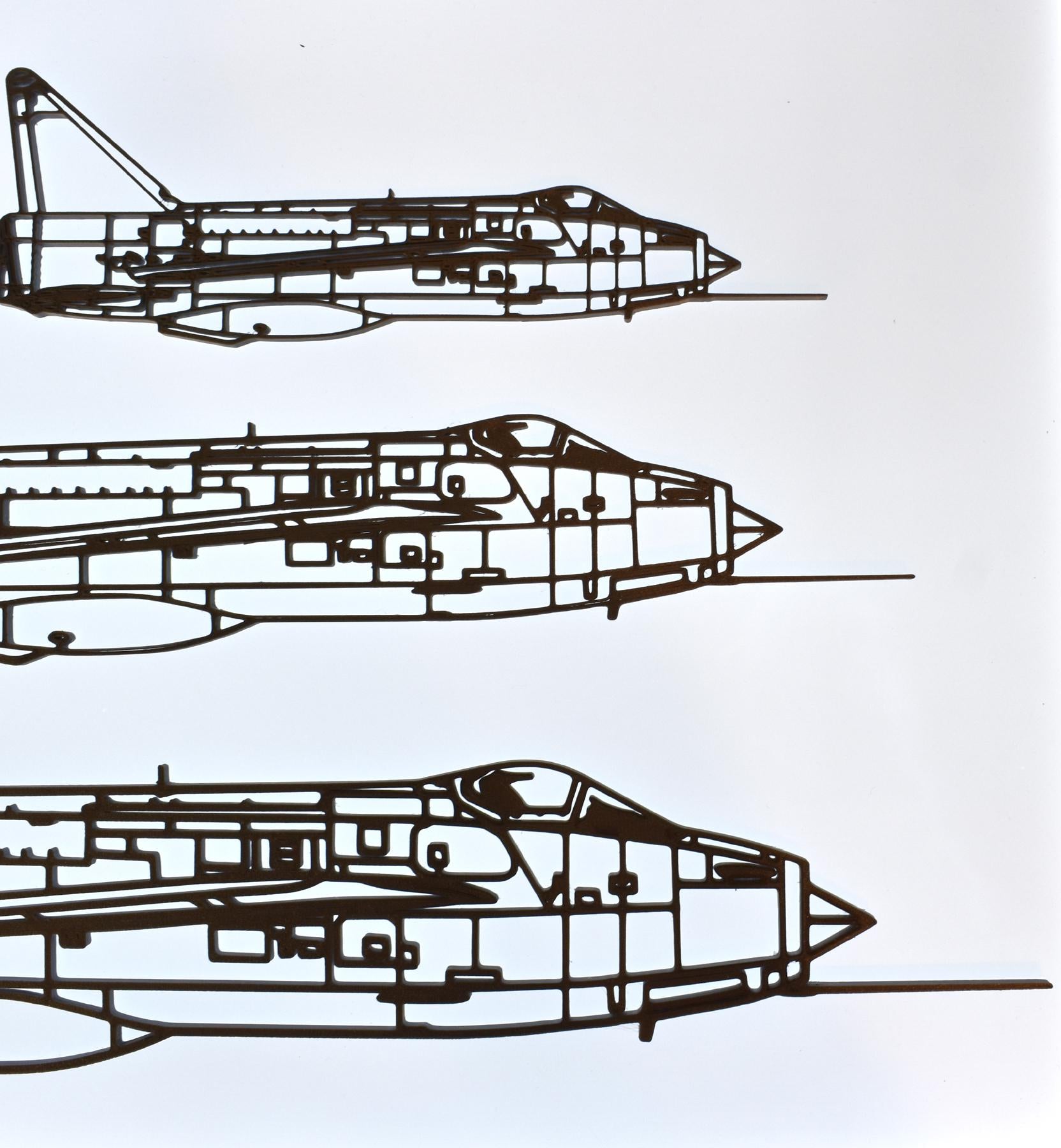 English Electric Lightning F.1 (Side View) Cold War RAF Jet Fighter Wall Art (20-45cm)