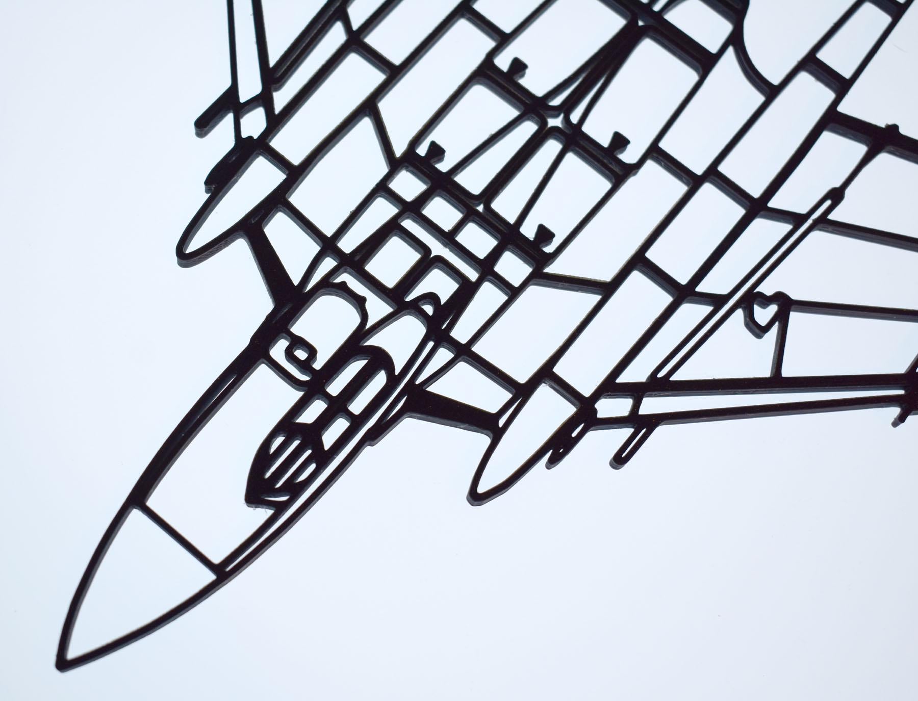 de Havilland Sea Vixen FAW.2 Jet Fighter Wall Art - 20cm-45cm in length