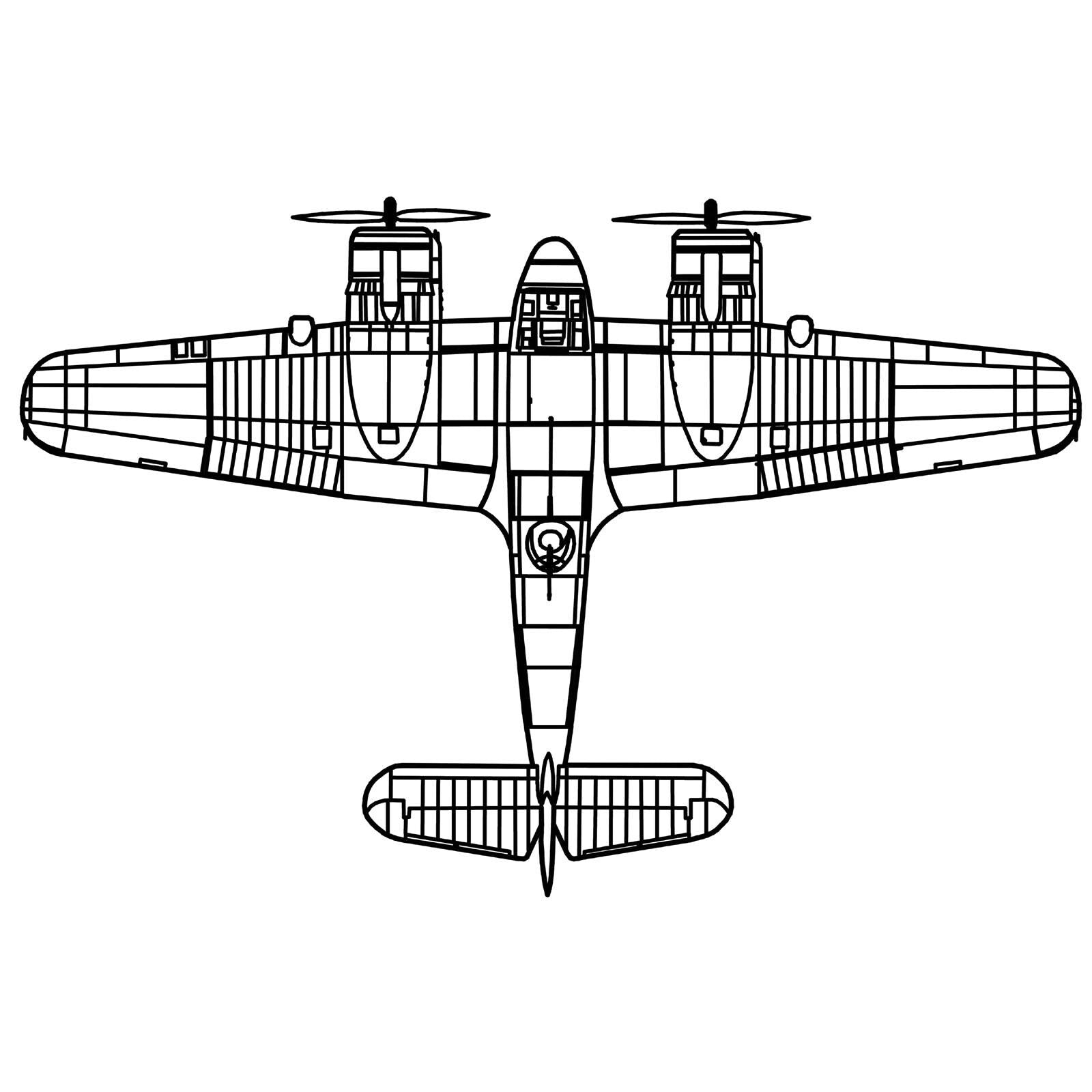 RAF, Bristol Beaufighter VIC Wall Art - (20cm-45cm span)