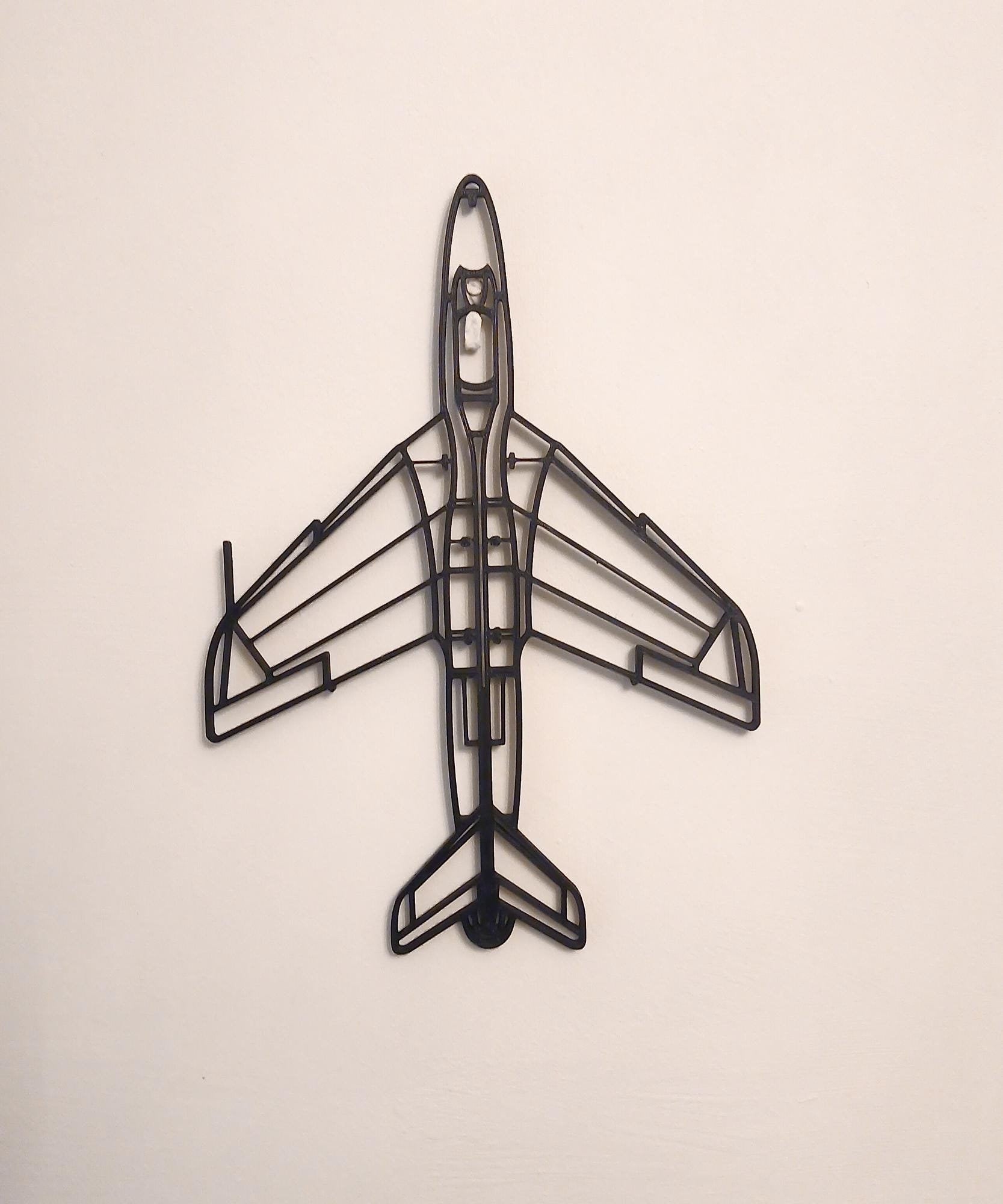 Hawker Hunter F.6 Jet Fighter Wall Art - 20cm to 45 in length