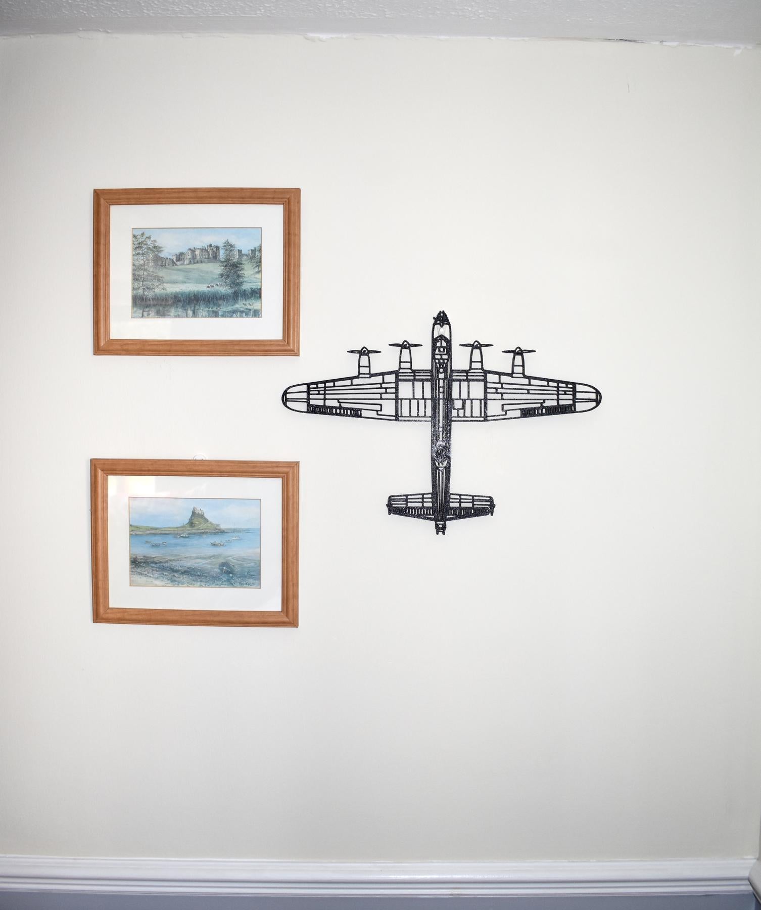 RAF, Avro Lancaster I/III WW2 Bomber Wall Art - (20cm-45cm span)